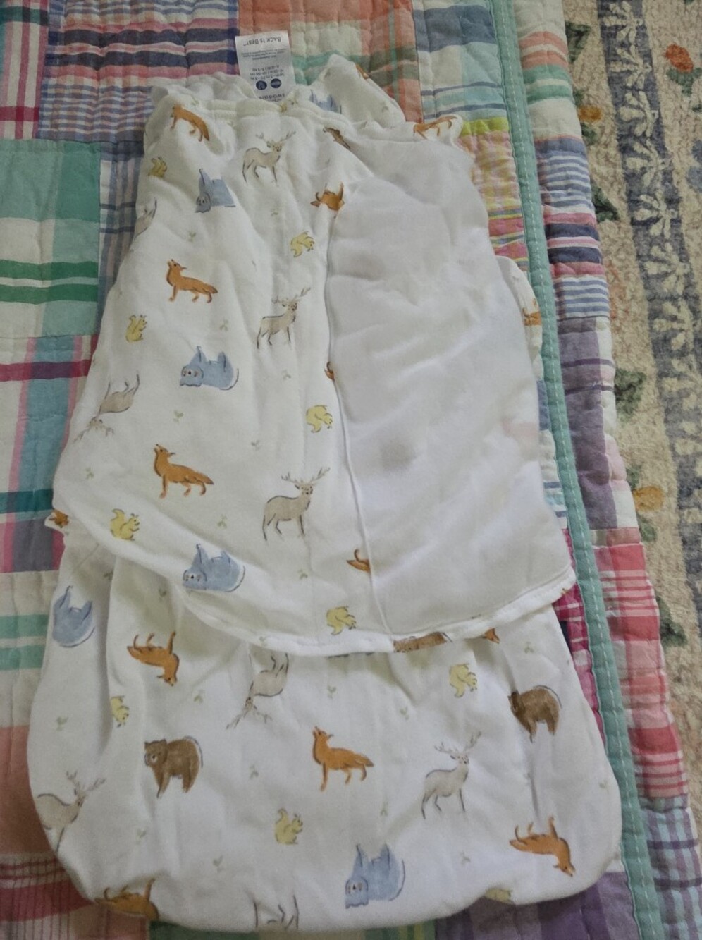 Halo Baby Sleep Sack Swaddle with Woodland Creatures, Size 0-3 Months